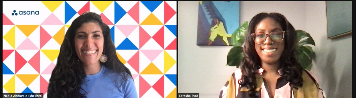 Had an amazing fireside chat with Nadia, Head of Talent Programs at <a href="/asana/">asana</a> this morning! 

We'll (<a href="/goperfeqta/">Perfeqta</a>) be sharing what we talked about soon. Can't wait for y'all to see!