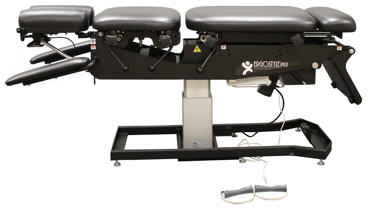 phschiropractic's tweet photo. Use smooth elevation and tilting capabilities to reduce stress on you and your patients. The ErgoStyle Elevating HYLO table elevates AND tilts up to 63 degrees for perfect positioning. #ergostyle #smoothelevation #phschiropractic https://t.co/Lf3zjMaHWC