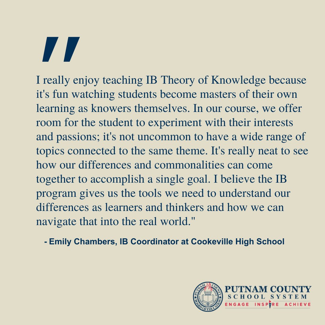 PCSSTN's tweet photo. International Baccalaureate is another EPSO (Early Postsecondary Opportunity) for students in the PCSS. 

#PCSS #EPSOWEEK2021 #FutureReady https://t.co/9MCOKN8boC