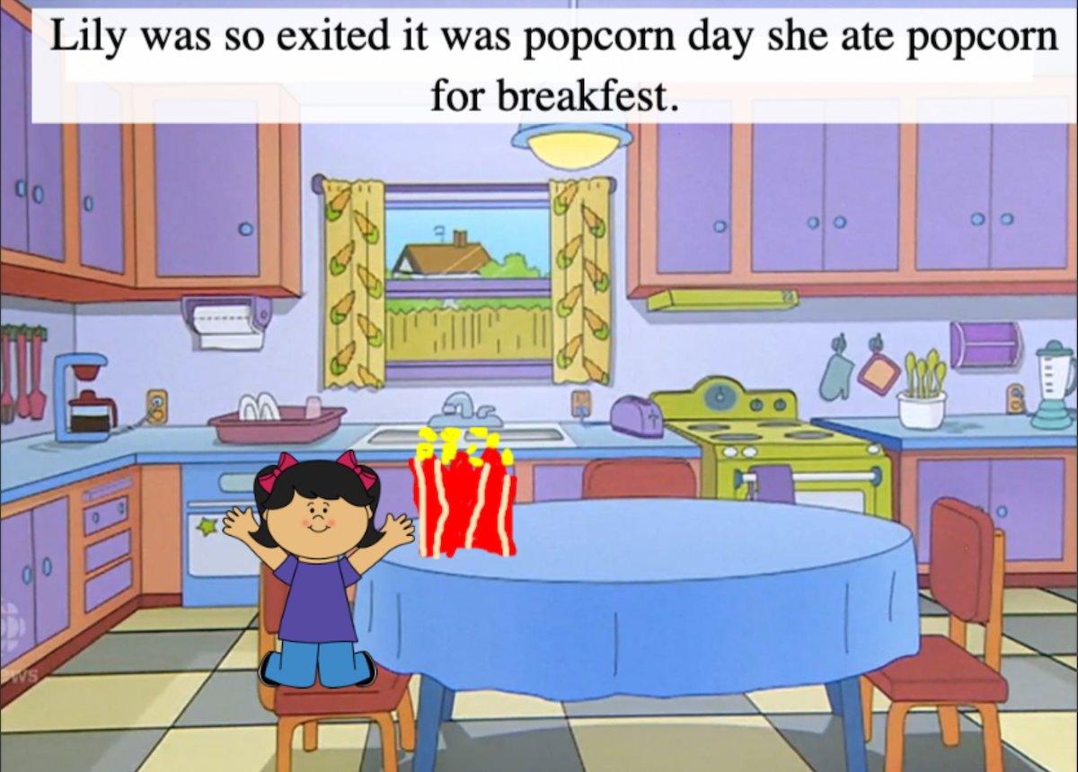 chapterone_us's tweet photo. Popcorn for breakfast?! That's one way to celebrate “Popcorn Day.” Written and illustrated with Creation Station, this young learner describes new traditions through storytelling. Read more about "The Wonders of Storytelling" https://t.co/YEwqxrLBks https://t.co/RjUlcLSDsI