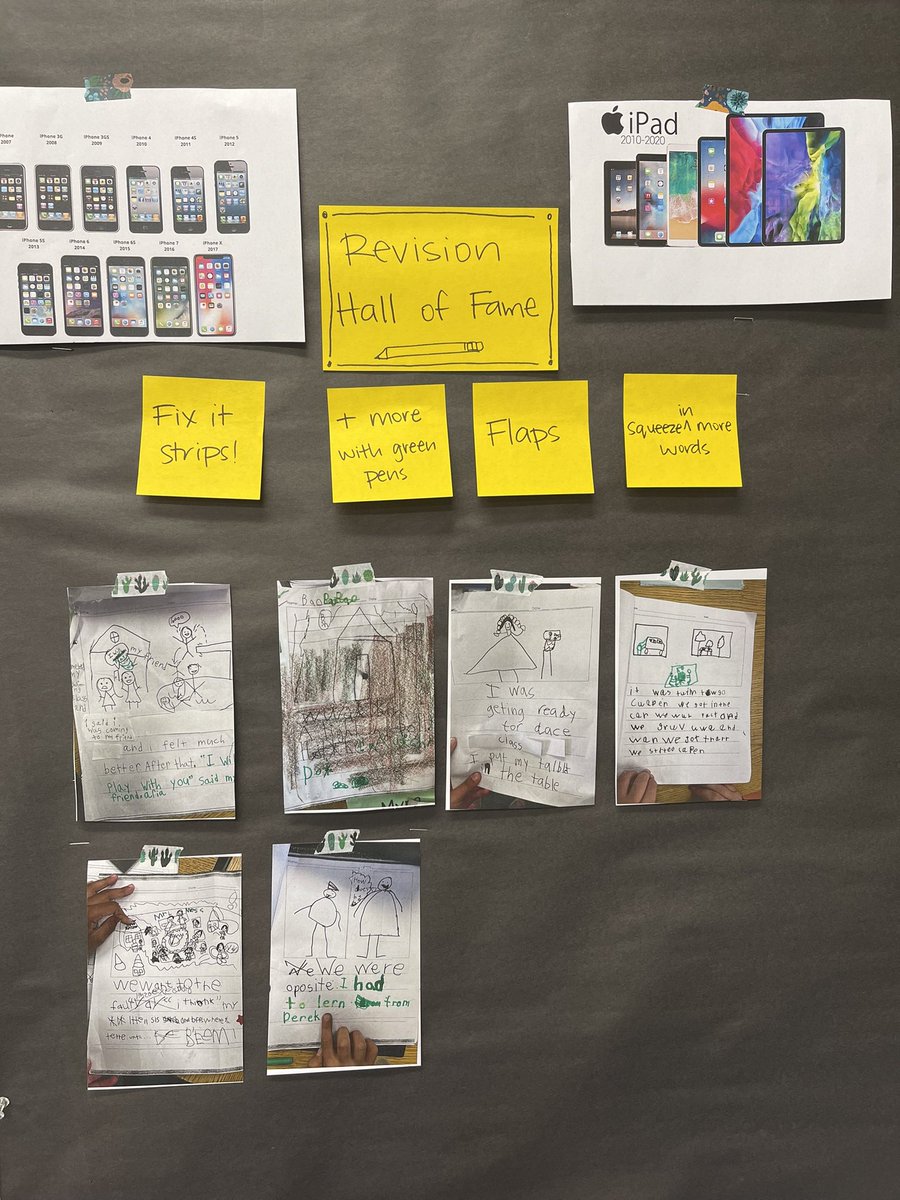 KatieFanning7's tweet photo. Inspired by @hareematifkhan keynote this summer, we spent time admiring how some of the most successful people in the world are the kinds of people who embrace revisions! Inspiring writers to do the same. Welcome to our revision hall of fame! https://t.co/33uwlqspzx