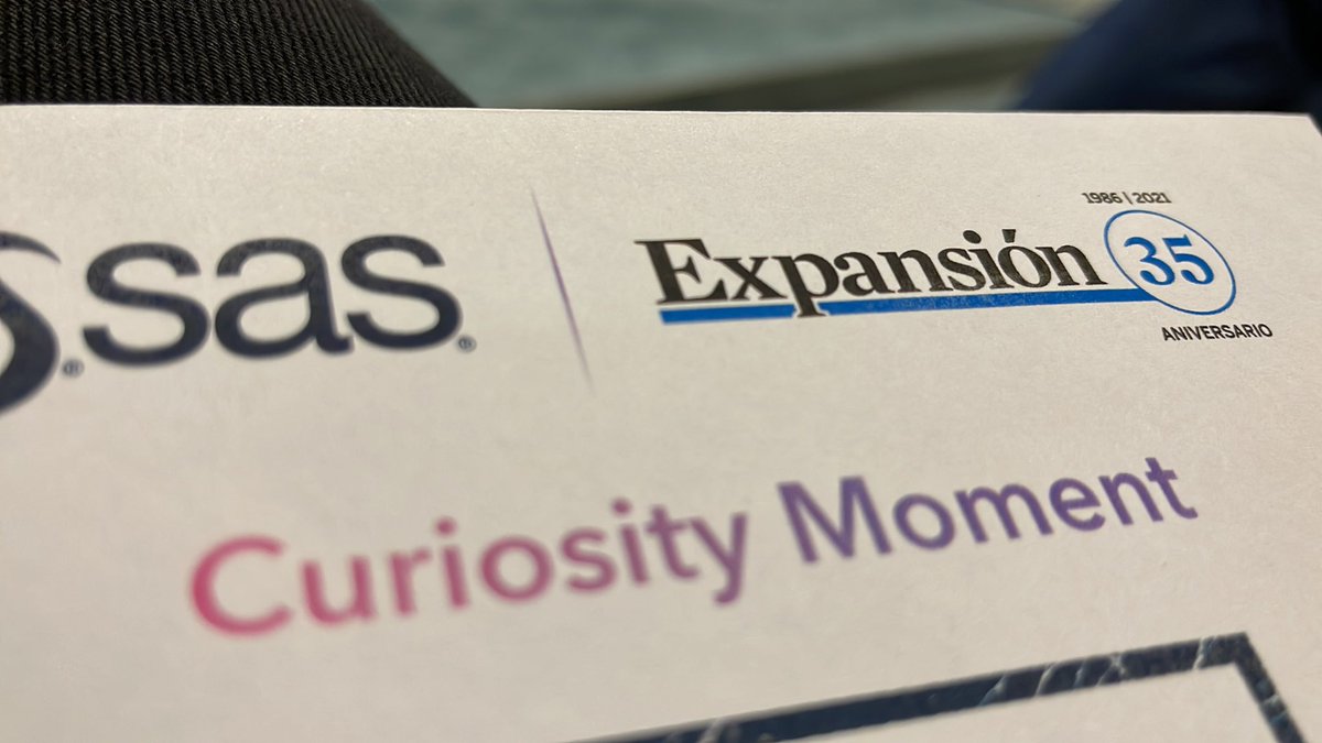 Comenzamos!!!! <a href="/SASEspana/">SAS España</a> #curisositymoment