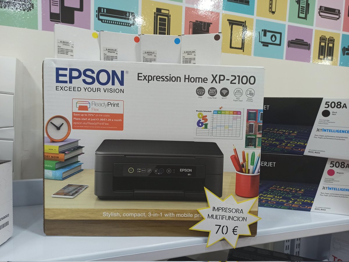 inking_toner_'s tweet image. 🚨ÚLTIMA HORA|
VOLVEMOS CON FUERZAS Y CON OFERTAZAS‼️

💥Tenemos en nuestra tienda dos Espson XP- 2100 POR TAN SOLO 70€💥

PERO OJO 👀QUE LA COSA NO ACABA AHÍ

💥SI TE LLEVAS ESTA IMPRESORA TE DEJAMOS LOS CONSUMIBLES COMPATIBLES A 15€ EL JUEGO💥

💸IMPRESORA + TINTA 85€ 💸