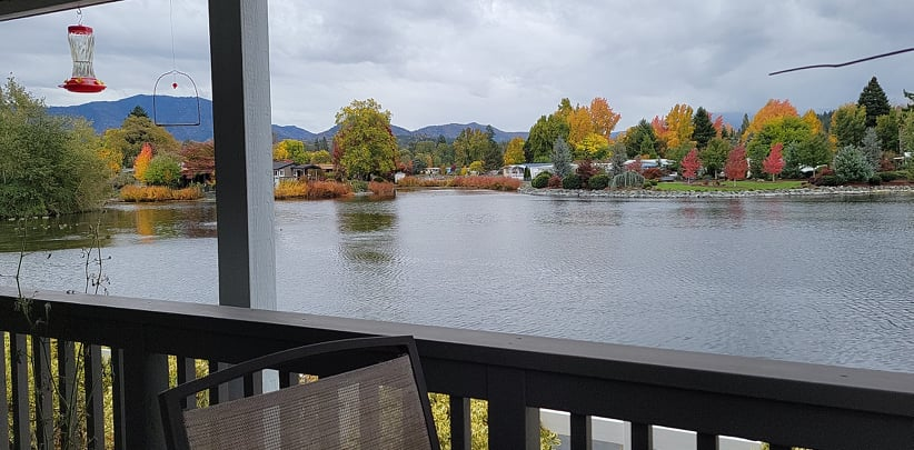 Our guys got a gorgeous view from a job today! Some of the little perks of HVAC. #Fallcolors #HVAC