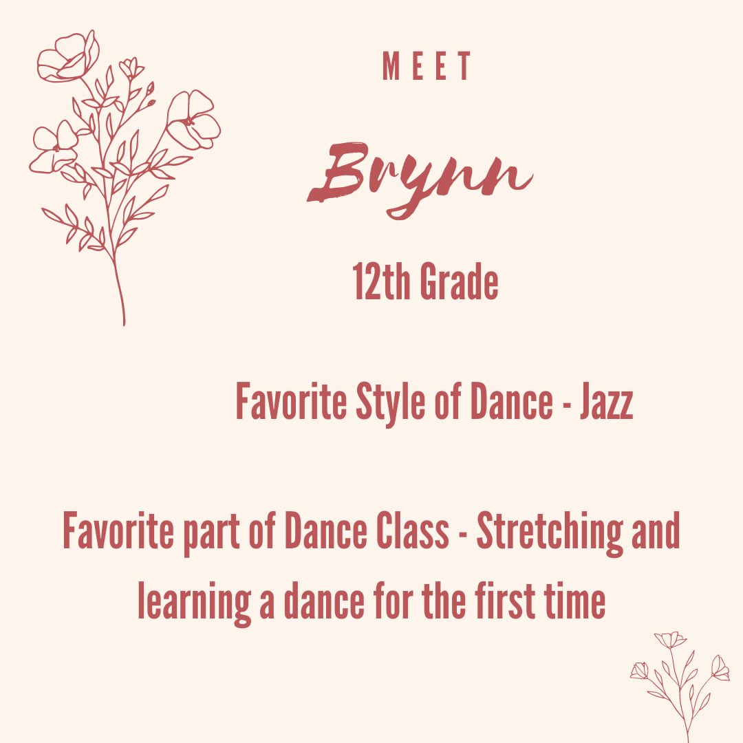 rouse_dance's tweet photo. Congratulations to Dance Student of the Week, Brynn Davis!! https://t.co/U4zAm3pjYS