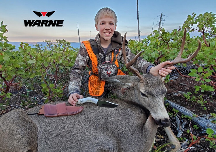 Shoot4aCure's tweet photo. How old were you when you harvested your first deer? Check out this story about Braedon’s first buck at 12 years old and how his Shoot for a Cure Silver Stag knife helped with the process.

https://t.co/7pjpeozZ9r
#shootforacure #GunOwnersCare #LaborAgainstCancer #shootingsports https://t.co/gUEjPEpV9F
