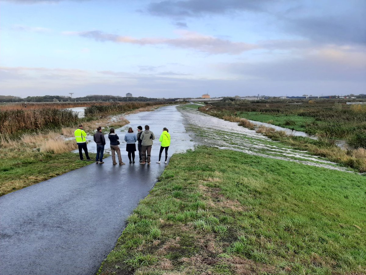 Overstromingsgebied Zennegat te Mechelen #Sigmaplan in werking.