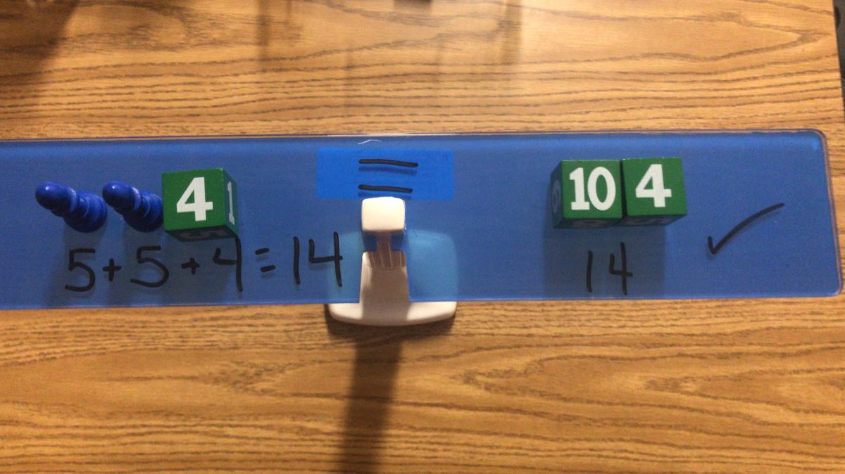 equity_in_math's tweet photo. Third grade students explore algebraic equations using concrete and pictorial representations. #HandsonEquations @APSGifted @APSMath https://t.co/uEZoBmvDh1