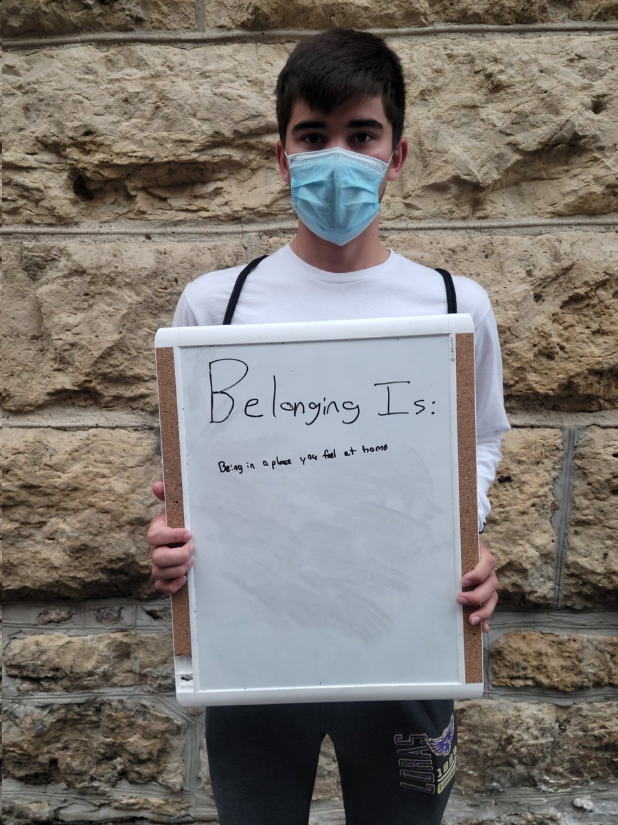 LorasSAAC's tweet photo. .@LorasDuhawksXC Carlo Dannenfelser stopped and told us what belonging means to him! #NCAAInclusion #lorasinclusion #GoDuhawks https://t.co/9tTpOZhRi5