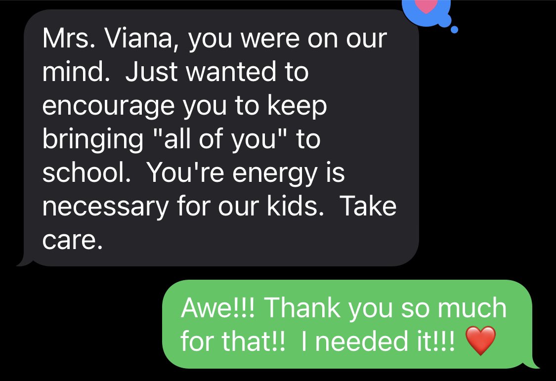 MrsMViana's tweet photo. Words of affirmation and encouragement are my love language. I am so thankful for this sweet surprise from a past parent! ๐โจ #AppreciateTeachers #WeWorkSoHard https://t.co/pxMoW7WoKP