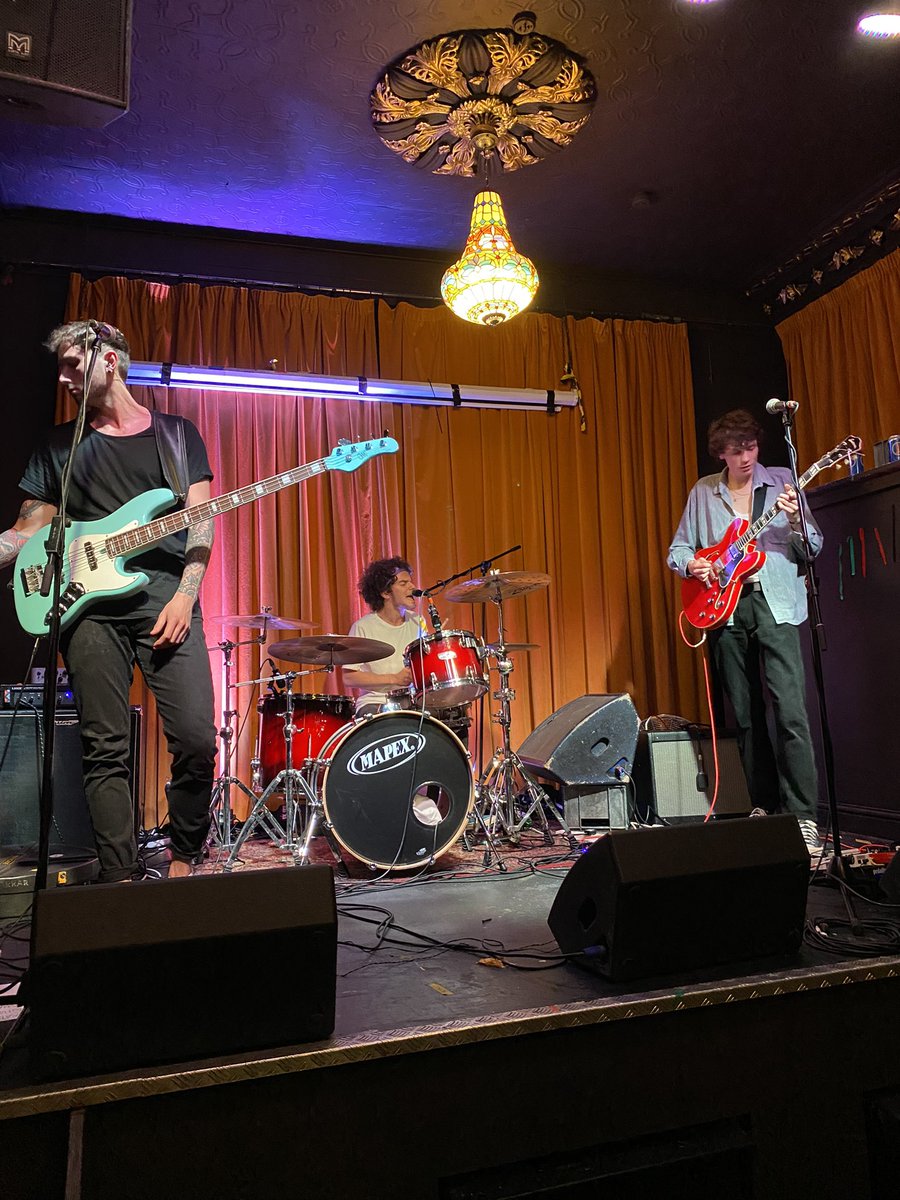 #tb to our gig at <a href="/gulliversnq/">Gullivers</a> in Manchester last month! ⁣⁣
‘IS THIS LOVE’ is gaining lots of attention and has been featured in <a href="/BroadwayWorld/">BroadwayWorld</a> and was named #1 in <a href="/RGMMAGAZINE/">RGM</a> ‘s top latest singles! (Link in bio to articles) 🤘💜⁣⁣

#dalmas #dalmasband #newmusic