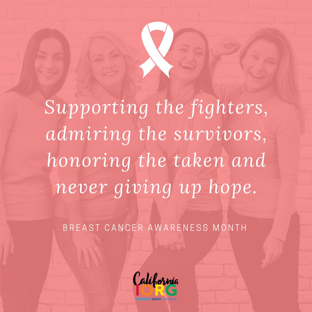 CARainbowGirls's tweet photo. California stands by the men and women of Breast Cancer
#iorg #caiorg https://t.co/A8JEzJuCeP