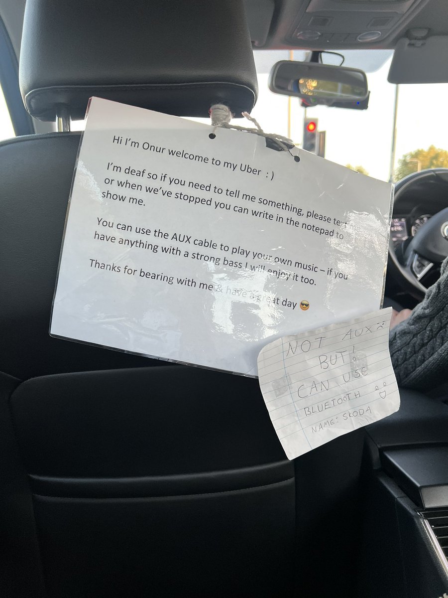 jeremyaabbott's tweet photo. I have just entered the most wholesome Uber of my entire life. Big ups, Onur, absolute hero ❤️ https://t.co/lID9Mn7pqF