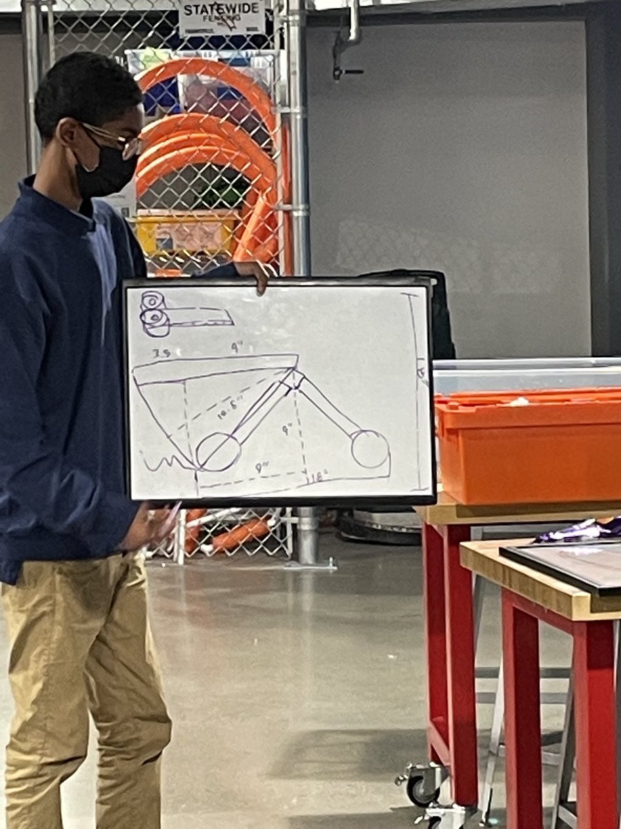 FtcGreendale's tweet photo. Busy day!  Now that we decided on which way to pick up blocks, it was time to design ways to attach that assembly. Meanwhile our coders and our partner team used sensors to really lock in the beginning of our “duck side” autonomous path! #omgrobots https://t.co/TcSkApQi0e