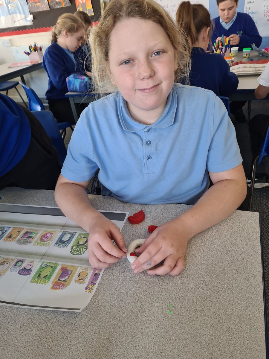 lacheprimary's tweet image. You're never too old for play doh! Our Year 6 had a blast bringing their 'Perfect Pet' creations to life! #TheBarnabusProject #writingweek