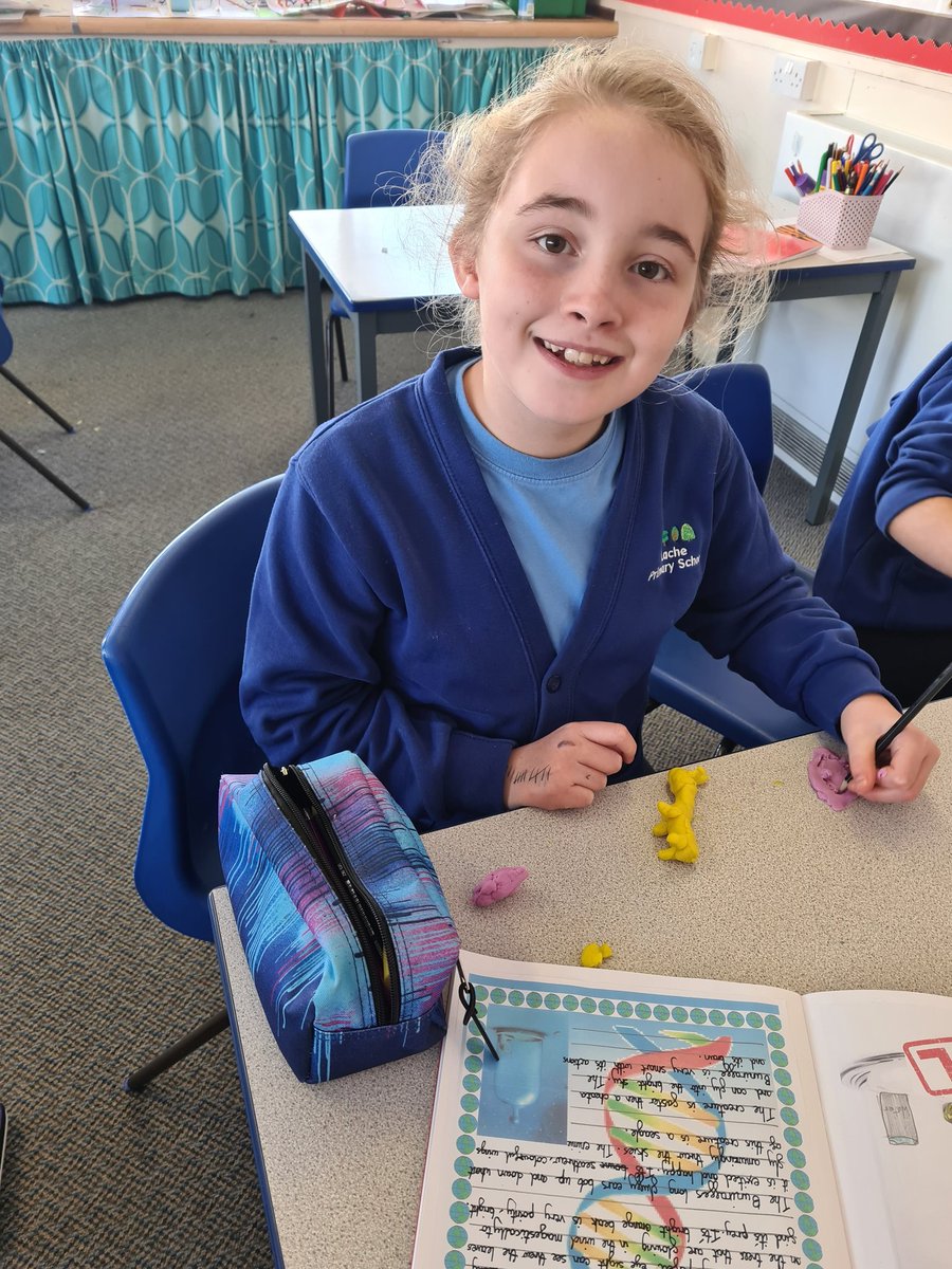 lacheprimary's tweet image. You're never too old for play doh! Our Year 6 had a blast bringing their 'Perfect Pet' creations to life! #TheBarnabusProject #writingweek