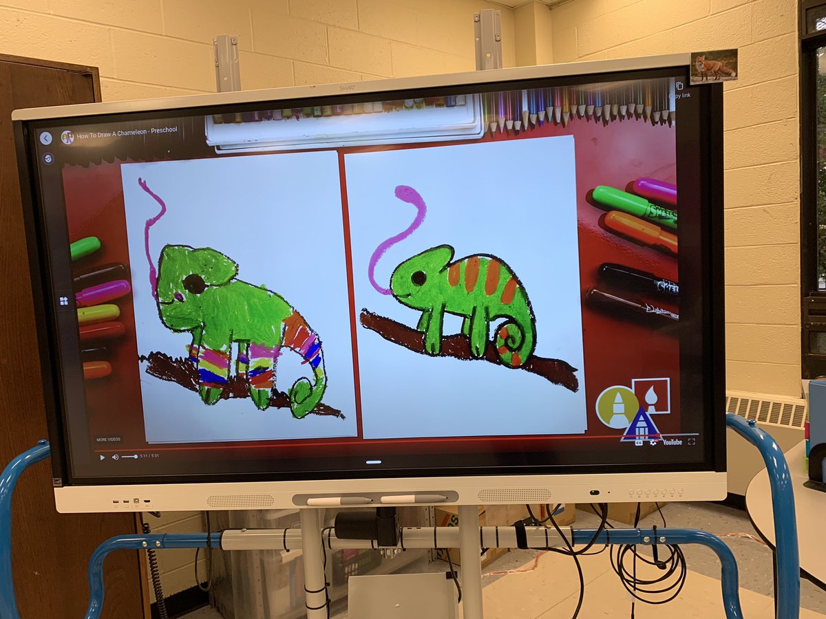 MissATieu's tweet photo. Celebrated National Reptile Awareness Day in STEPS science with our animal of the day: the chameleon! 🦎 🔍🐊 @western_sec @gecdsbpro https://t.co/rPv3WvRqIg