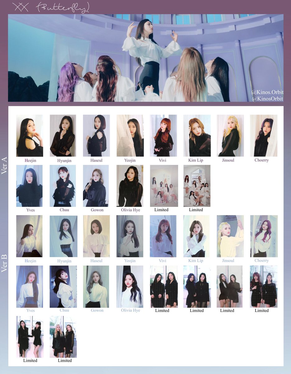 LOONA Hi High + Butterfly template
