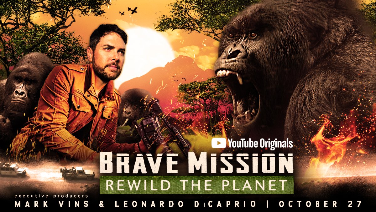 Proud to be an executive producer on #BraveMission, an investigation into how the environmental impact of an illegal coal trade threatens both human and gorilla ways of life.

Join the premiere on Oct 27th at 2PM PT on <a href="/YouTube/">YouTube</a>. #UnFckIt