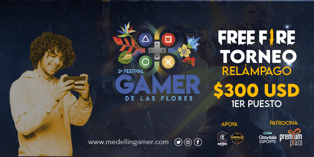 Se abre nuestra Arena Gamer con Free Fire. Demuestra quien tiene la mejor escuadra de LATAM, debes registrar tu equipo uno a uno en la página referigames.com y entrar en el menú torneos

Apoya
@referigames
@versusEsports 
<a href="/sirsteveyt/">SirSteve YT</a> 
@mrkevin_13 
#FestivalGamer #FreeFire