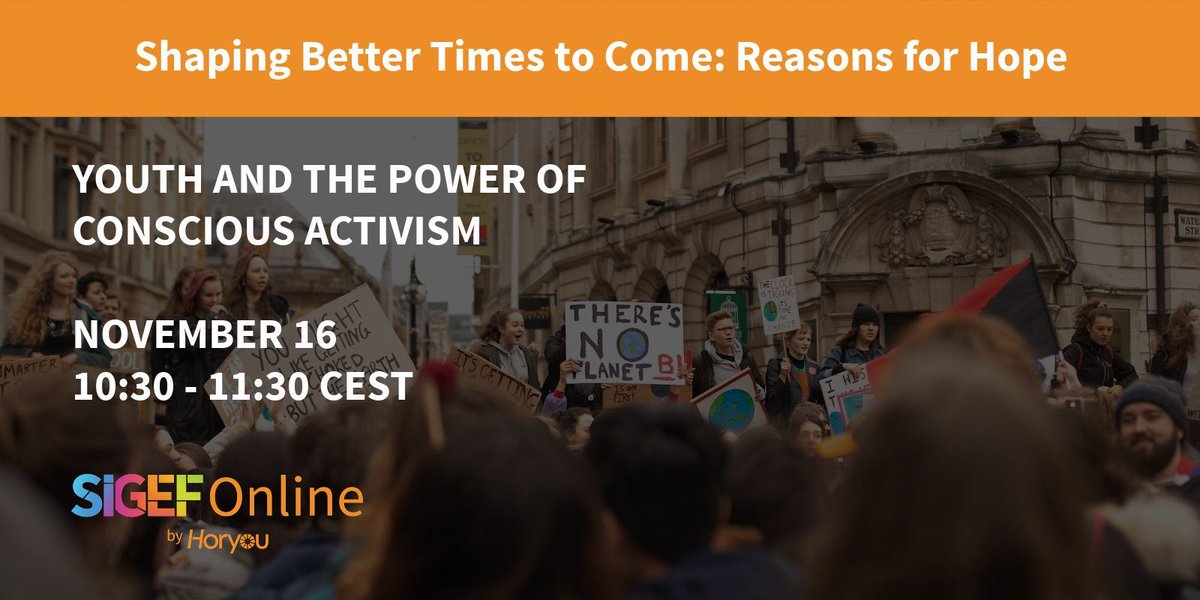 Are you an activist for climate change? Join us at the Social Innovation and Global Ethics Forum to share your dreamed solution and be part of Shape Better Times to Come 2021 at #SIGEFONLINE.

Apply to become a speaker today 👉🏼 forms.gle/ETaXqcG4mxWLfu…

#COP26 #Speakers #SDGs