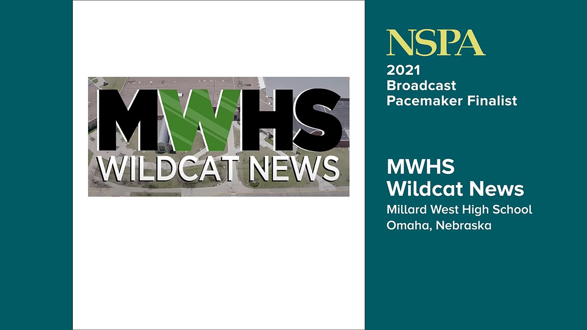 NSPA's tweet photo. Congratulations to MWHS Wildcat News, Millard West High School — finalist for an NSPA Pacemaker Award!
https://t.co/yRuQy9ZFkK
@MWHSCatalyst https://t.co/P6xhKgQxnp