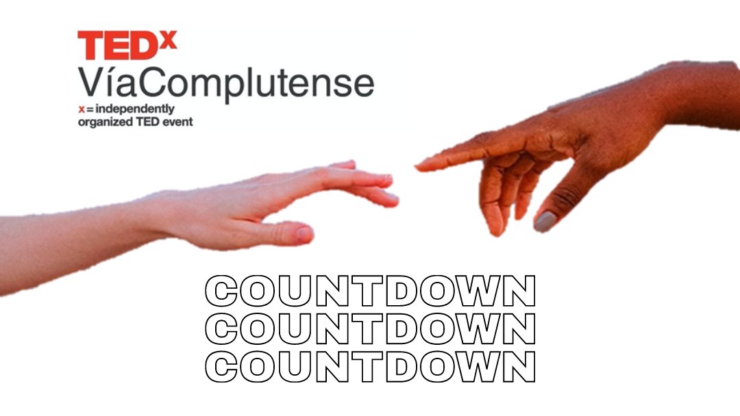 TEDxViaComplu's tweet photo. ¡¡Quedan DOS DÍAS para que tenga lugar ReconeXión, el primer paso para el reencuentro!! ⏰⏰

¡No dudes en inscribirte en nuestra web! Link in bio.

¡Te esperamos!

#SegundoTEDxVíaComplutense https://t.co/KvVD7Ozt9x