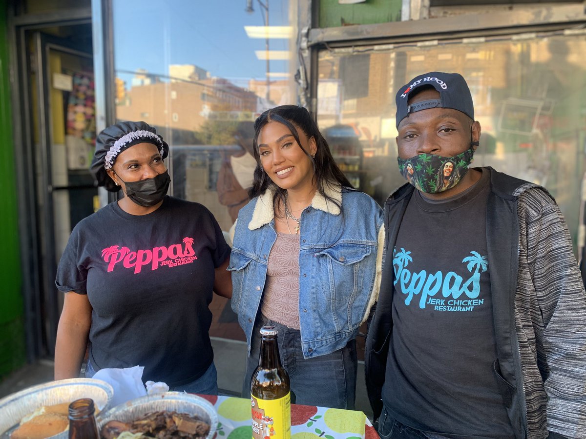 Bless Up <a href="/ayeshacurry/">Ayesha Curry</a> for pulling up to Flatbush aka #LittleCaribbean for some of the best #CaribbeanFood in North America. 

Give thanks! 🙏🏾