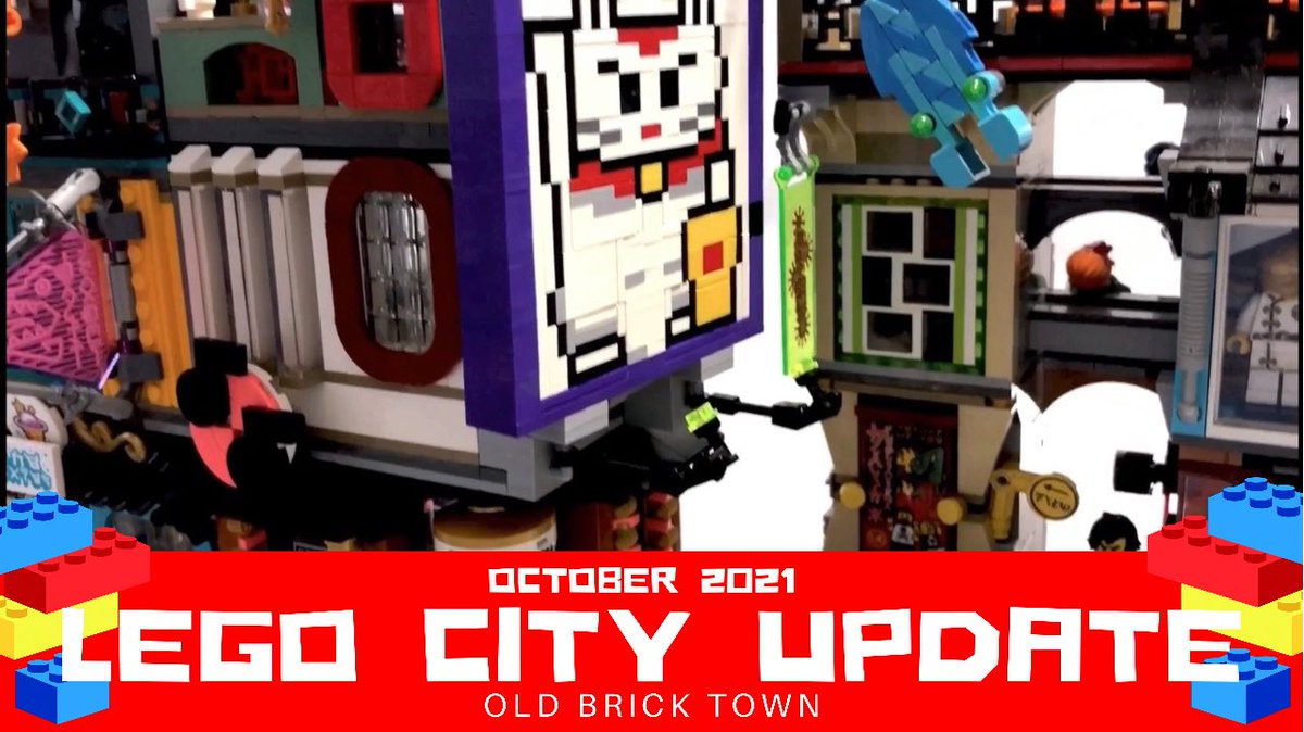 thisoldlego's tweet photo. LEGO CITY UPDATE | October 2021 | Ninjago City and Gardens Expansion MOC https://t.co/pmXh2N2sll https://t.co/IeMJt9lqzz
