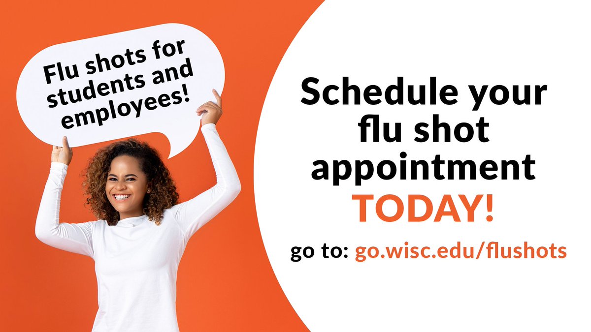college_library's tweet photo. UHS has added 2 additional flu shot clinics for students and employees. Flu shots help reduce the transmission of the virus. Get your shot now!
Details at: https://t.co/Rbn93szpeH https://t.co/V0U4FX14Bs