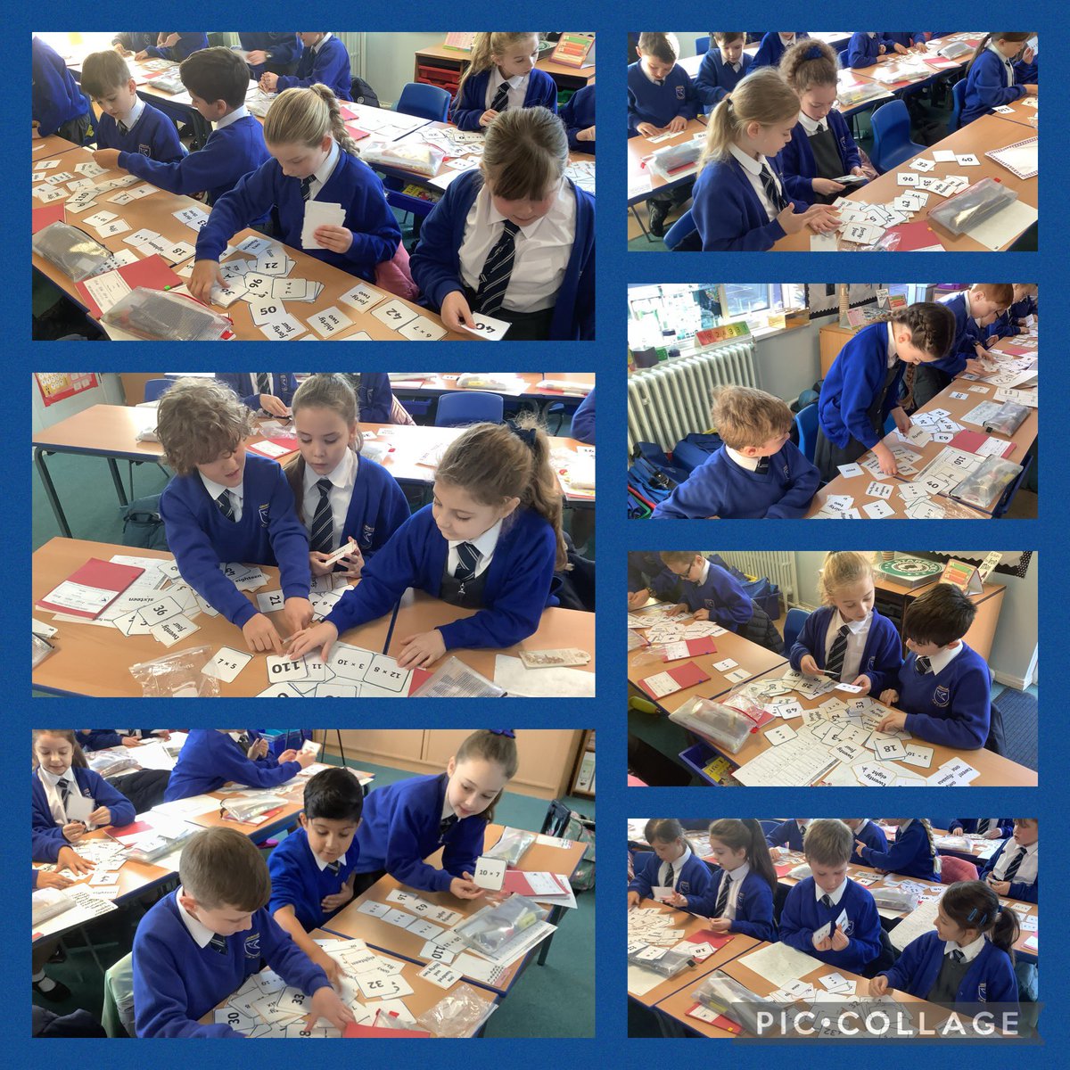 crontony4's tweet photo. Playing a matching game to test our times tables. https://t.co/ElEHEtLij1