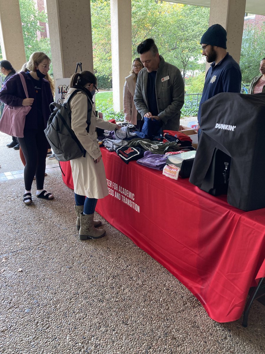 StevenTDuke's tweet photo. @UNLCAST is celebrating #StudentTransferWeek today in #Lincoln. I love their tagline "Transfer is not a dirty word." @UNLincoln provides strong support for transfer students. #NUforNE @u_nebraska https://t.co/E19NLkSo68