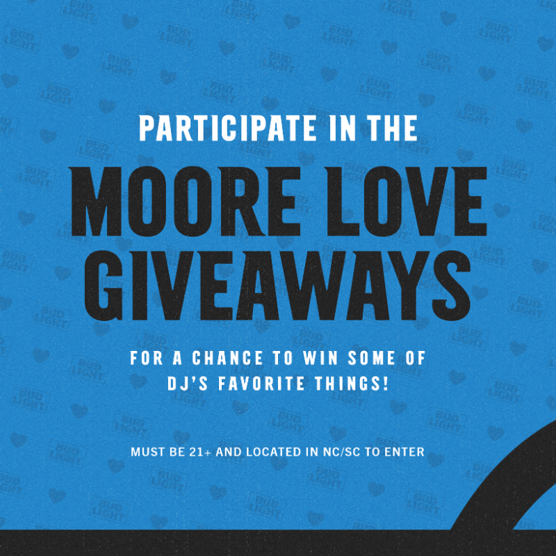 Panthers's tweet photo. Moore swag from head to toe 👟

RT for your chance to win!

@budlight | #MooreLoveSweepstakes