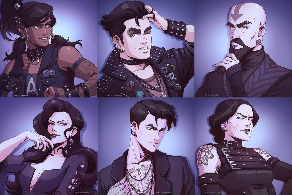 NattoTwister's tweet photo. Here's the Krew + Tenzin and Lin Goth AU! Who's your favorite?
Get this print at my INPrnt shop, link in the comments ⤵️ https://t.co/gzYCKAU6Mt