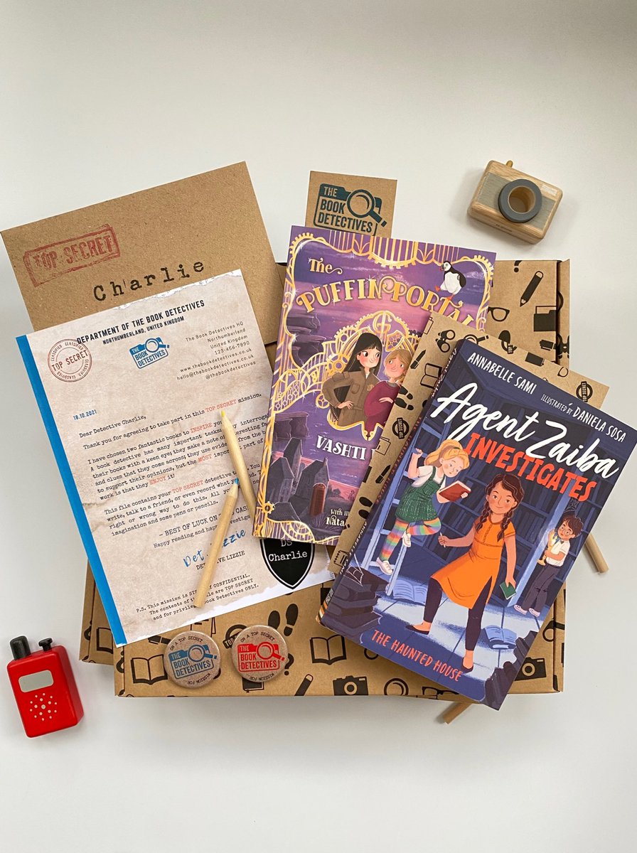 Looking for #halloweengifts with a difference this year? Try The Mystery Case. Perfect for keeping kids happy over #halfterm Available in three different age ranges. Shop now 👇#kidsgiftideas #kidsbookbox