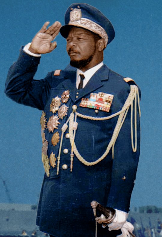 CAR's Gen. Bokassa inspired Idi Amin when he visited Uganda in 1972, draped in medals. Amin loved it and got medals for himself. But Bokassa was not don…