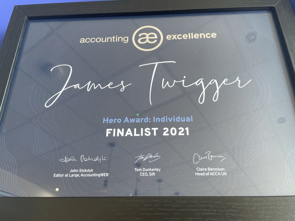 Tonight is the @AWEBExcellence 2021 awards & honoured to be shortlisted in the Individual Hero Award. Unfortunately I’m away for half term so missing out;but wishing everyone the very best of luck and will certainly be following along on Twitter! 😀 #ae21 #accountingexcellence