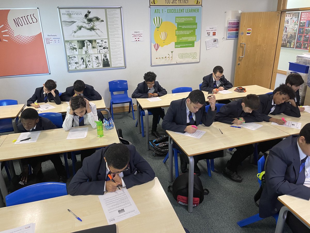 pathwaysdept's tweet photo. The Year7 class, thoroughly engrossed in our Reading Across the Curriculum piece today, linked to our Science topic this half-term! Wishing all a lovely break! 💙💙💙 ⁦@MA_ScienceDept⁩ ⁦@KEV_Science⁩ #MakeManchesterMagic https://t.co/VkxDSpvHxA