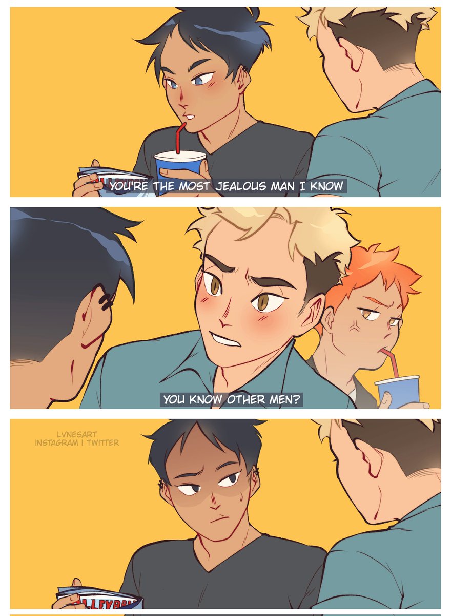 Theyre on a date
#atsukagehina #haikyuu 