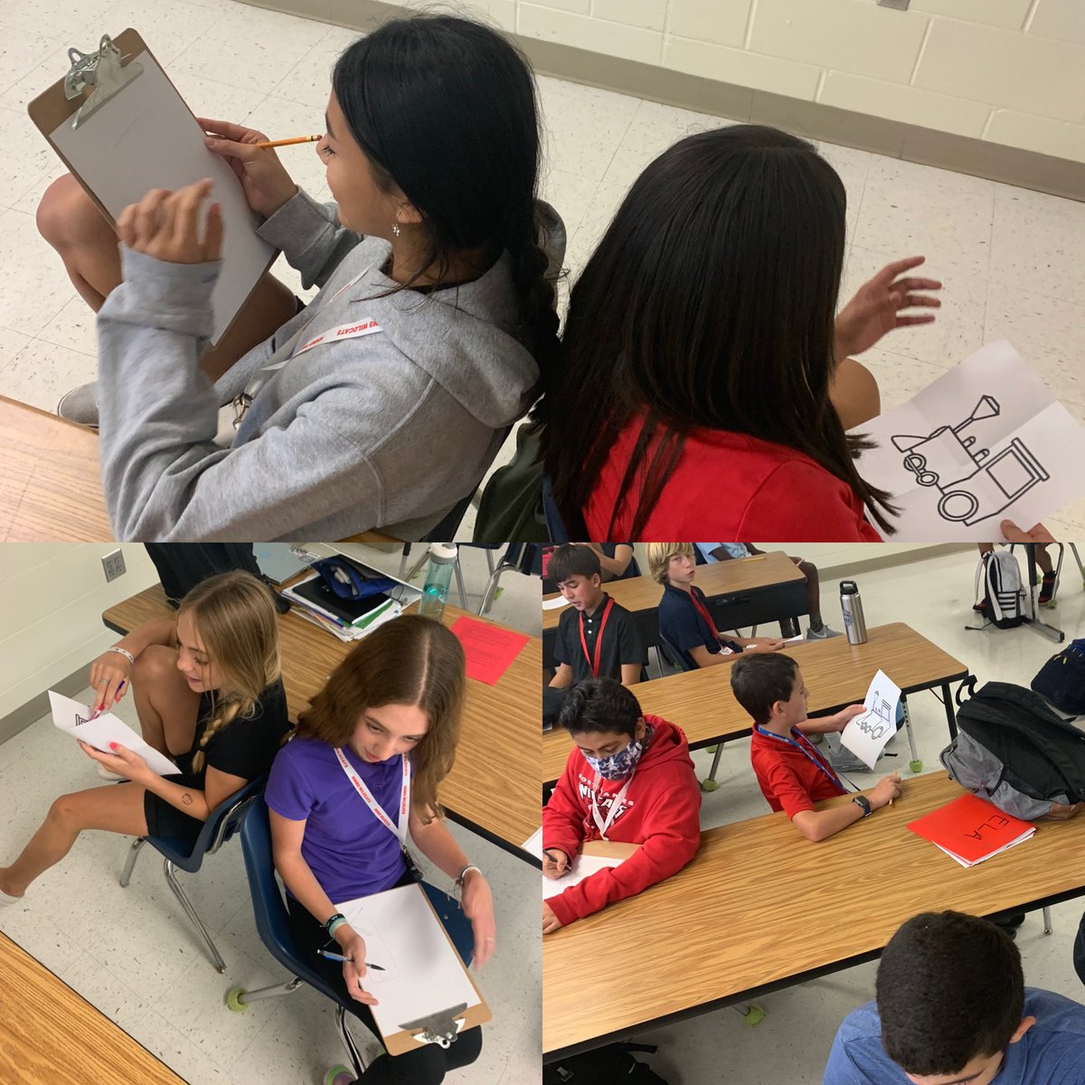 So much fun working on our Communication Illustrations together in #connectforsuccess. Proud of Team Bringardner!! <a href="/NNMSWildcats/">NNMS</a>