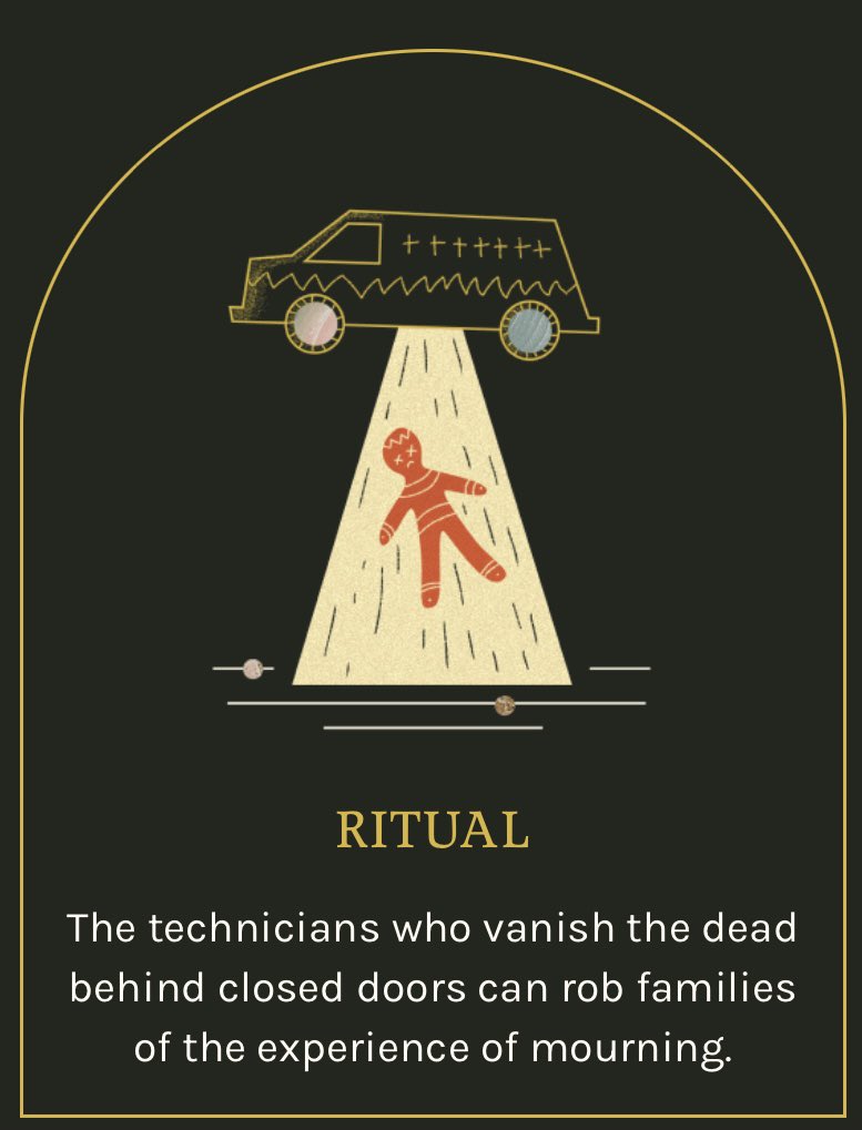 OrderGoodDeath's tweet photo. We believe our deaths should be supported—financially, emotionally, and culturally—in ways our modern culture and death services often fail to do. Learn more about the problems, solutions, &amp; what you can do here: https://t.co/GKvlGBh173 https://t.co/Hhod26gka1