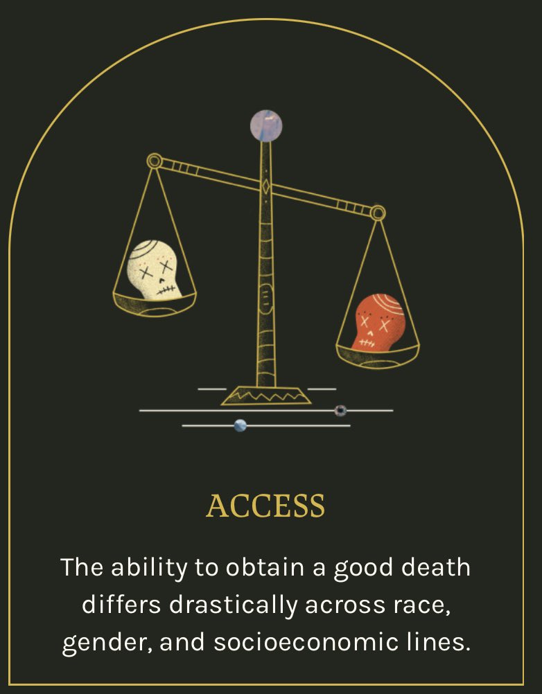 We believe our deaths should be supported—financially, emotionally, and culturally—in ways our modern culture and death services often fail to do. Learn more about the problems, solutions, &amp; what you can do here: orderofthegooddeath.com/start-here/