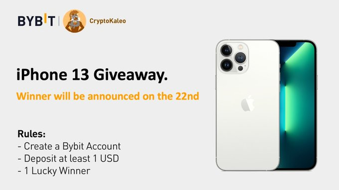 Day 2 of the Bybit 400K follower celebration giveaway is here!

Rules are simple:

- Create a Bybit Account here ➡️partner.bybit.com/b/KaleoArmy
- Deposit at least 1 USD
- RT this tweet

Winner announced tomorrow