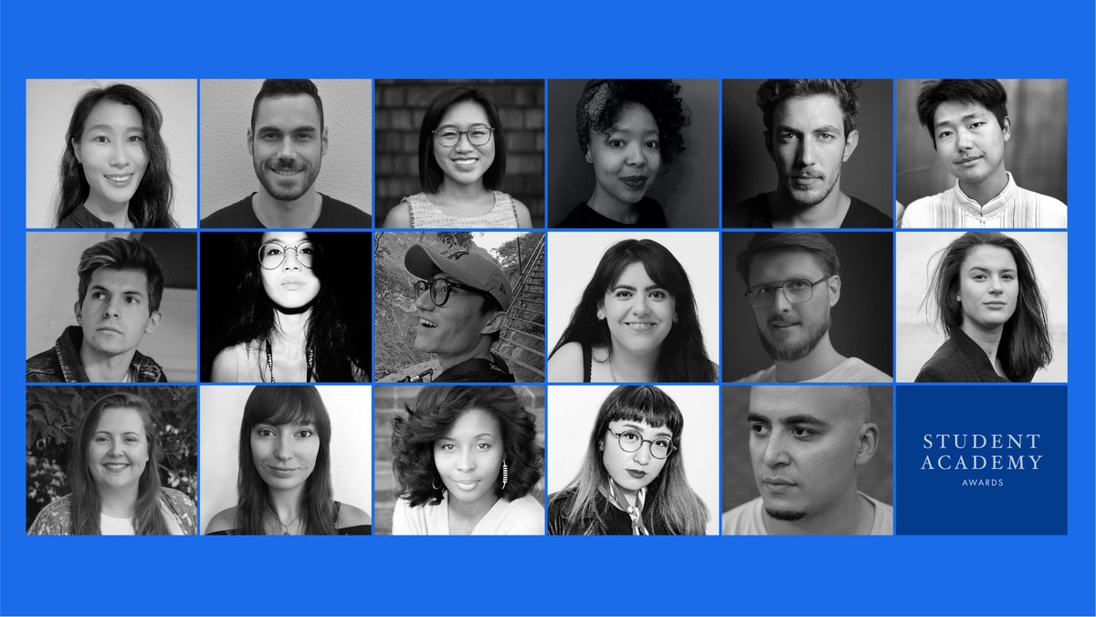 TheAcademy's tweet photo. Introducing the next generation of cinema. 

Meet the talented winners of the 48th #StudentAcademyAwards. Hosted by Amandla Stenberg, and featuring @DocterPete, @wangnanfu, Asghar Farhadi, and Marielle Heller.

Watch ➡️ https://t.co/GWMRpETIh4 https://t.co/Goe626CxRw