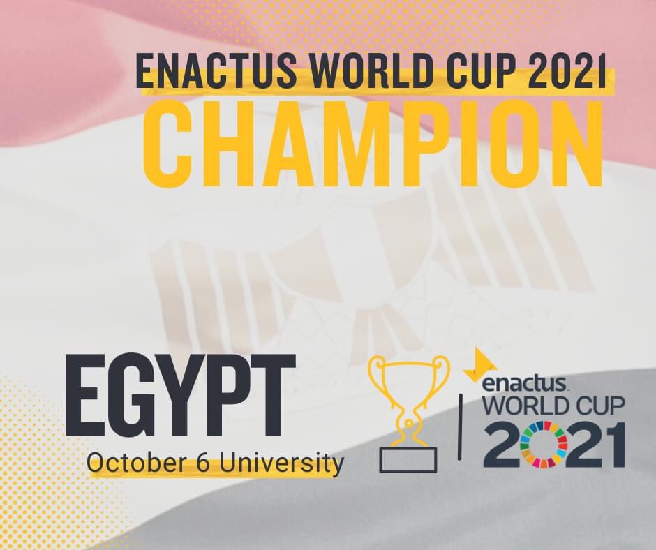 MorGaizen's tweet photo. السنة الثالثة عالتوالي..مصر تفوز ببطولة كأس العالم إيناكتس ، بعد جامعة القاهرة في ٢٠١٩ و الازهر ٢٠٢٠ .. جامعة ٦ اكتوبر بتكمل مشوار النجاح برافو @EnactusEgypt @enactus https://t.co/miptZPelxc
