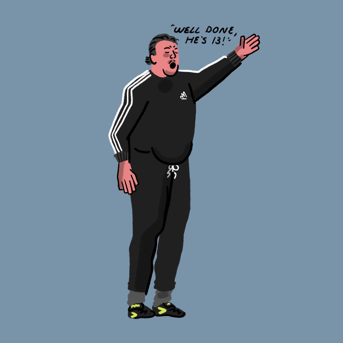 _yelrA's tweet image. Some illustrations for @PicklesMagazine on Michael Owen’s greatest performance. God love @NevilleSouthall 💕