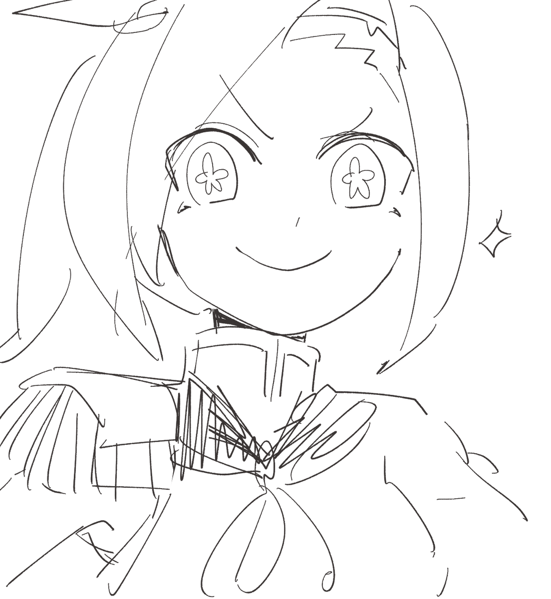 これはそのへんに保存されてたウマの落書き 