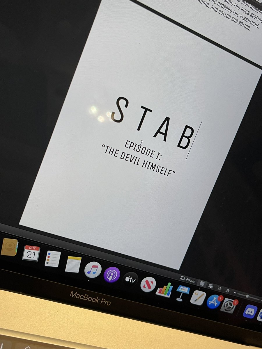 Bats1123's tweet photo. #STAB has officially began production. This is gonna be fun. Remember… #ThisIsNotAFilm 💀🔪 for fans of #slasherhorror #novels #miniseries https://t.co/VTB4TlviDc