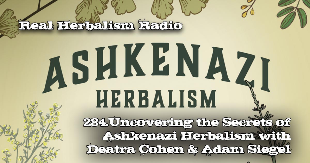 PrctklHerbalist's tweet image. This week, we had the great pleasure of talking with @ashkenazi_herbalism Deatra Cohen and Adam Siegel about traditional Eastern European healing.
.
Join us for Real Herbalism Radio on your fav podcast service.