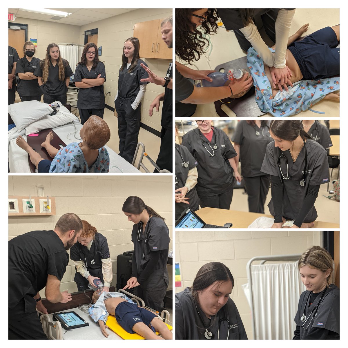 MillstreamCC's tweet image. Last week we had a great day of simulation with Blanchard Valley Health System. Thank you to Jason Brunswick for working with our health professions teachers and students. #corevalue2 #developskills #corevalue4 #cultivateprofessionalism
